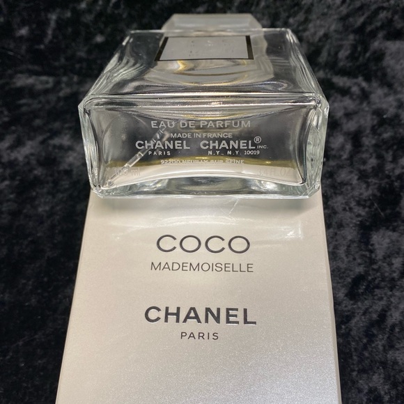 Authentic Chanel Coco Mademoiselle - Empty Bottle & Box - 3.4 fl oz (100 ml). - Picture 9 of 14